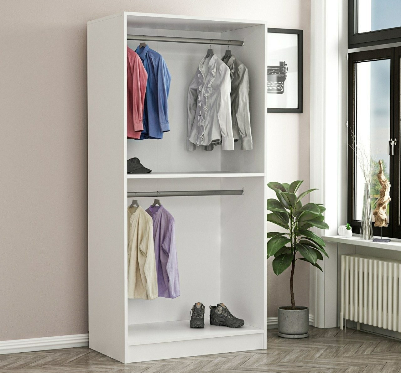 Armario Kailua L108 (Blanco + Antracita)