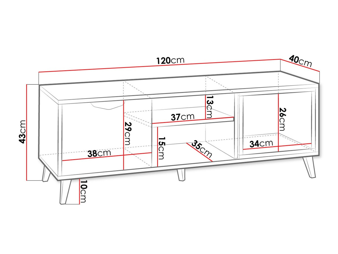 Mueble TV Domvera 109