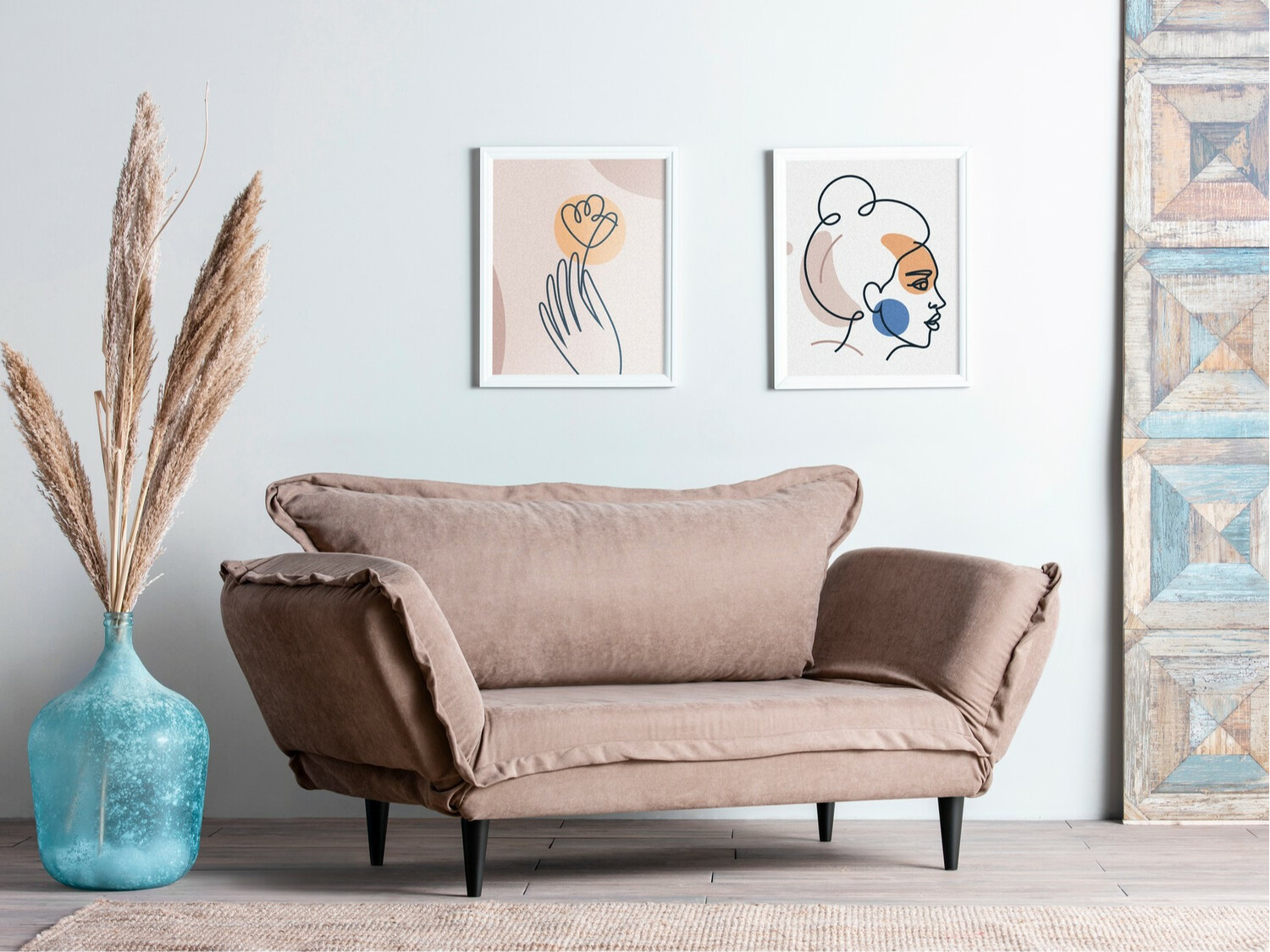 Sofá Altadena 264 (Rosa Dusty)