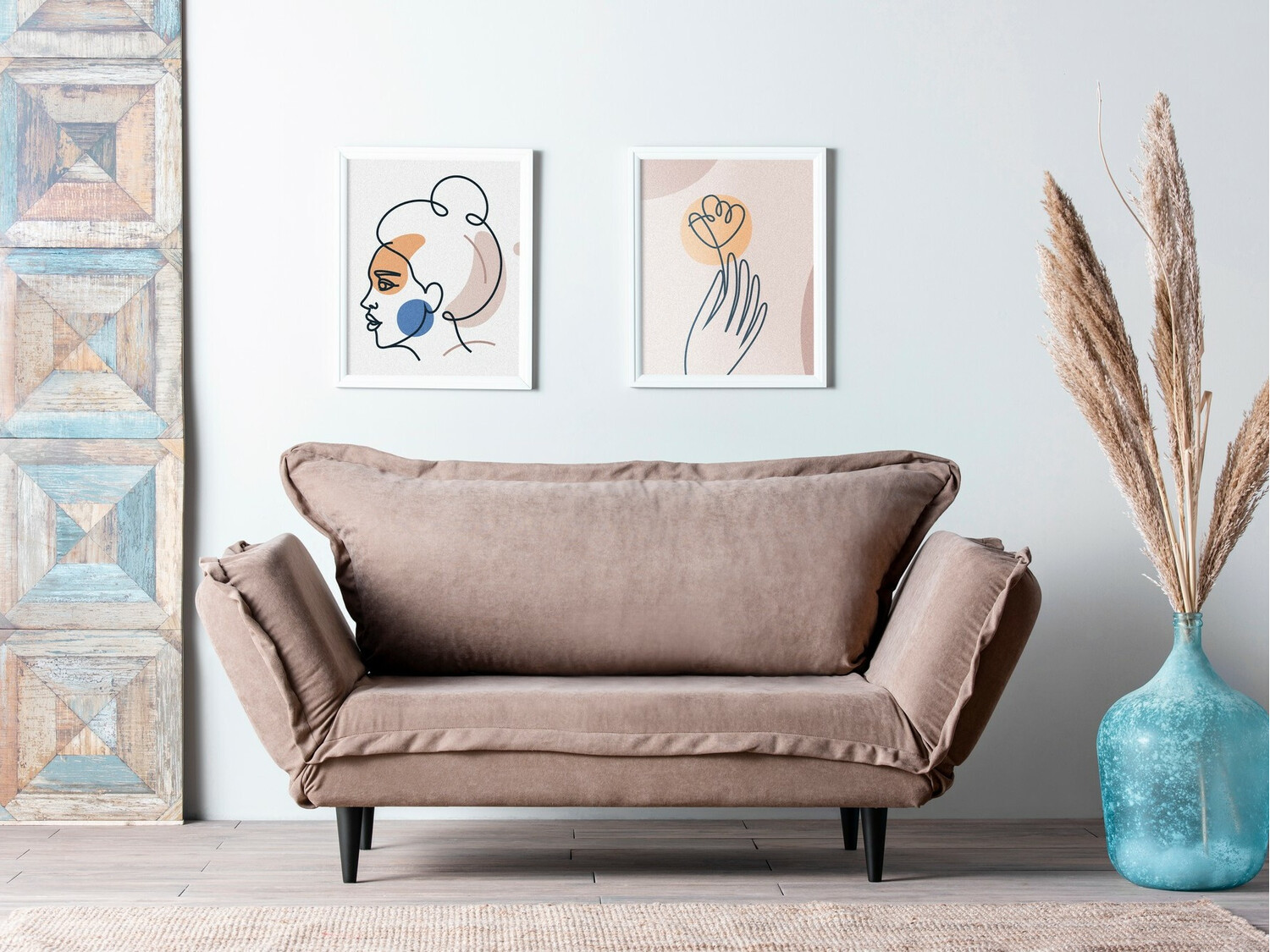 Sofá Altadena 264 (Rosa Dusty)