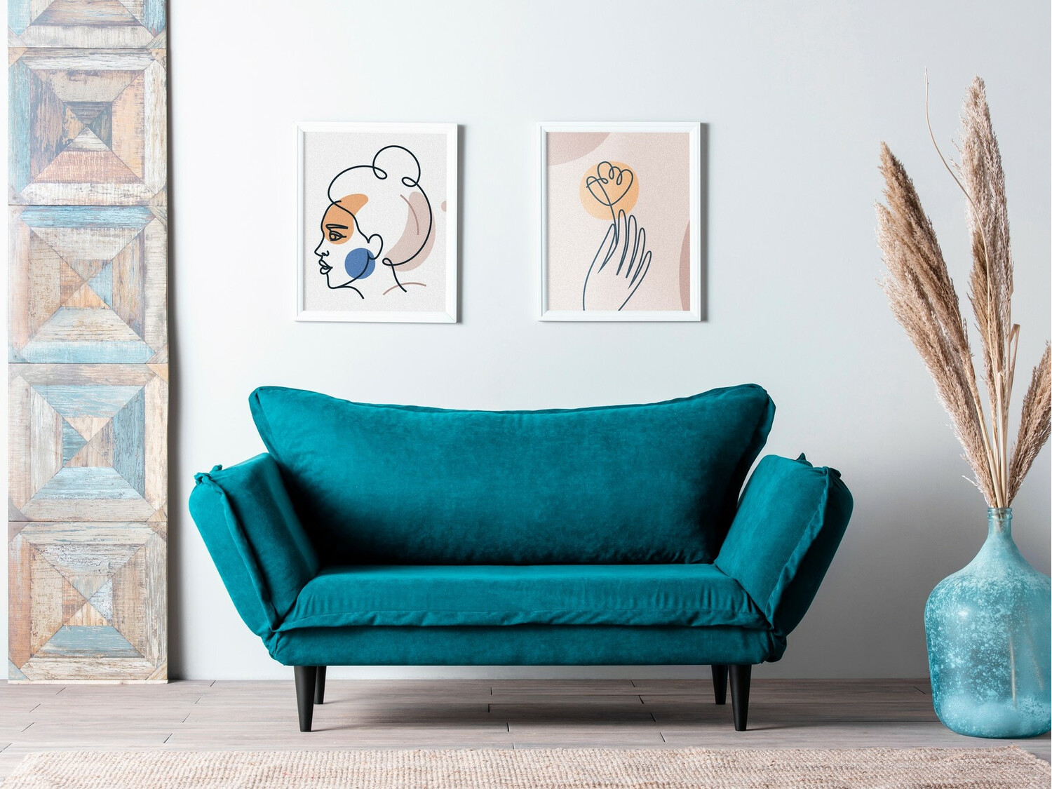 Sofá Altadena 264 (Turquesa)