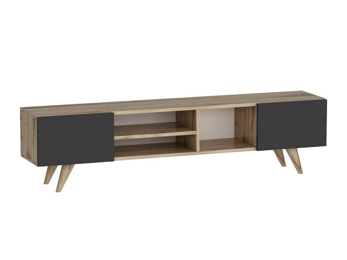 Mueble TV Kailua 800 (Negro + Roble)