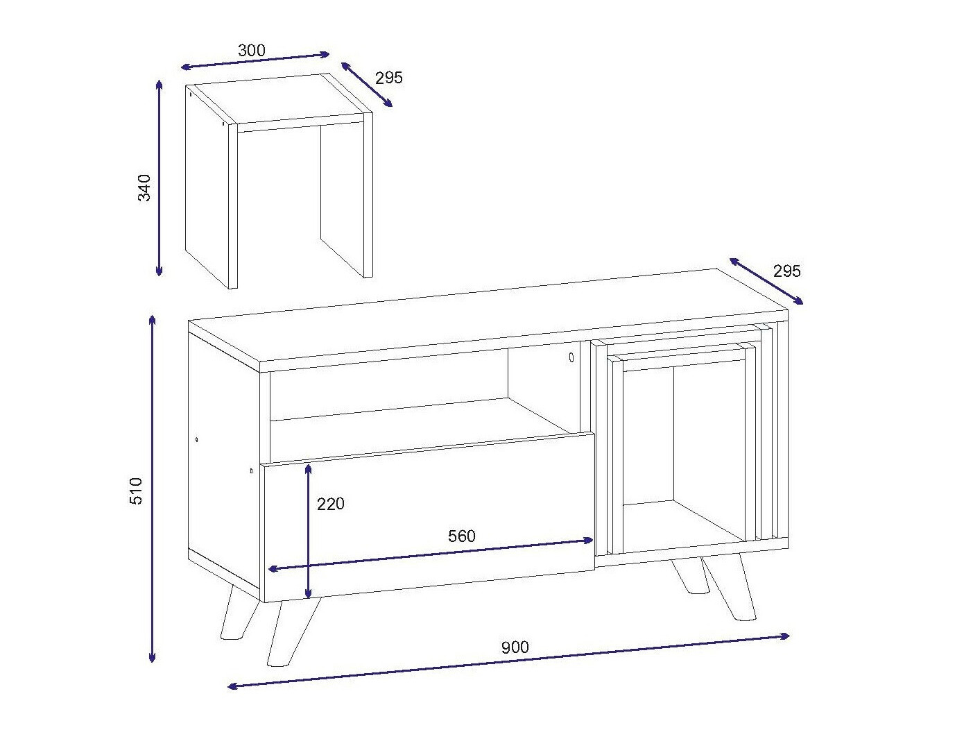Mueble TV Kailua 814