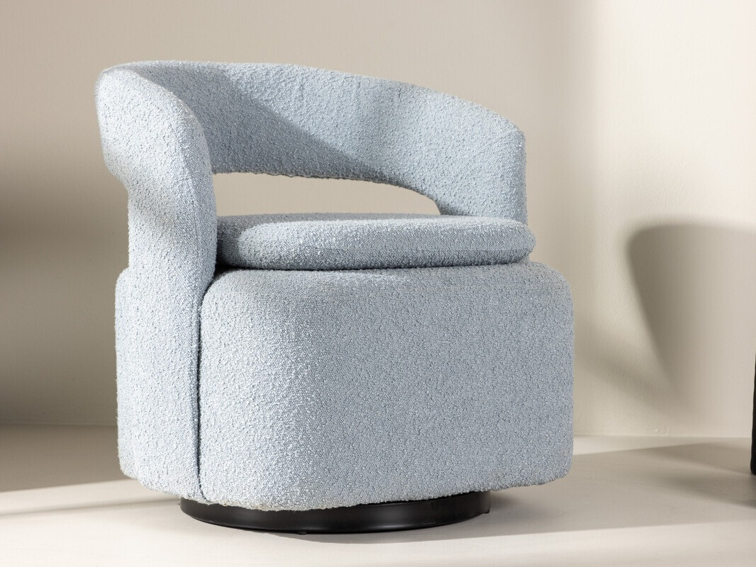 Sillón Dallas 3170 (Azul claro + Negro)