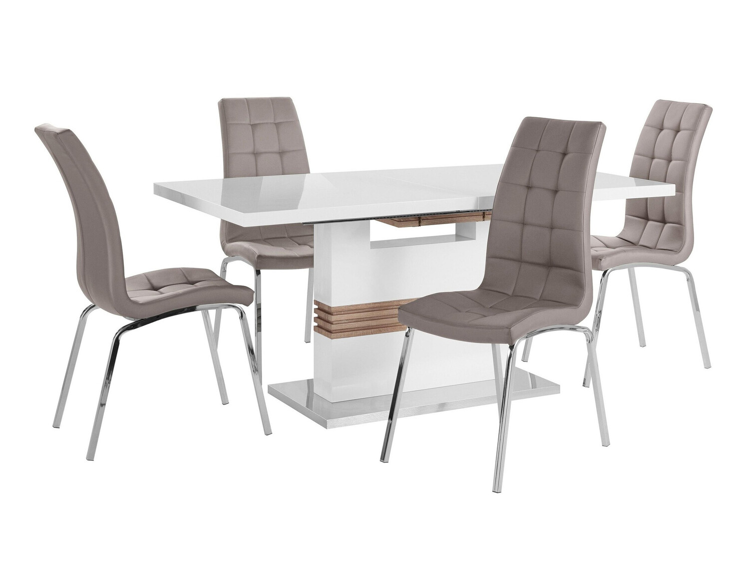 Conjunto de comedor Denton 1111 (Capuchino)