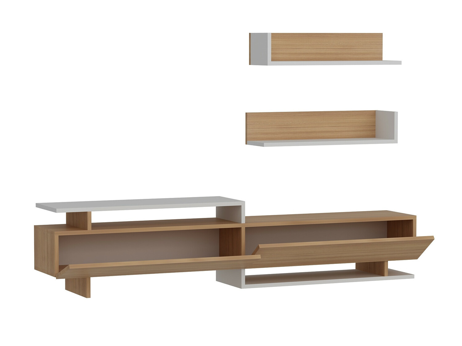 Conjunto de salón Kailua 861 (Teca + Blanco)