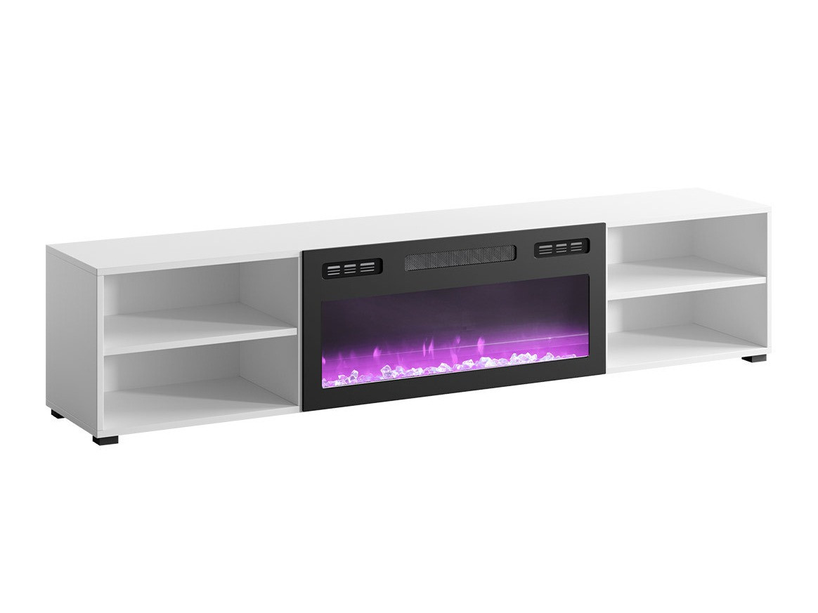 Mueble TV Charlotte 190 (Blanco + Negro)