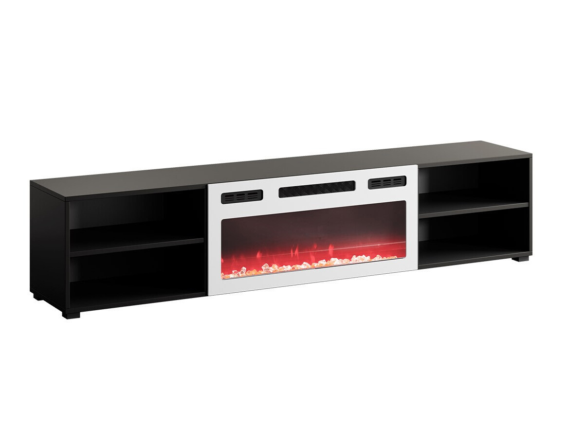 Mueble TV Charlotte 190 (Negro + Blanco)