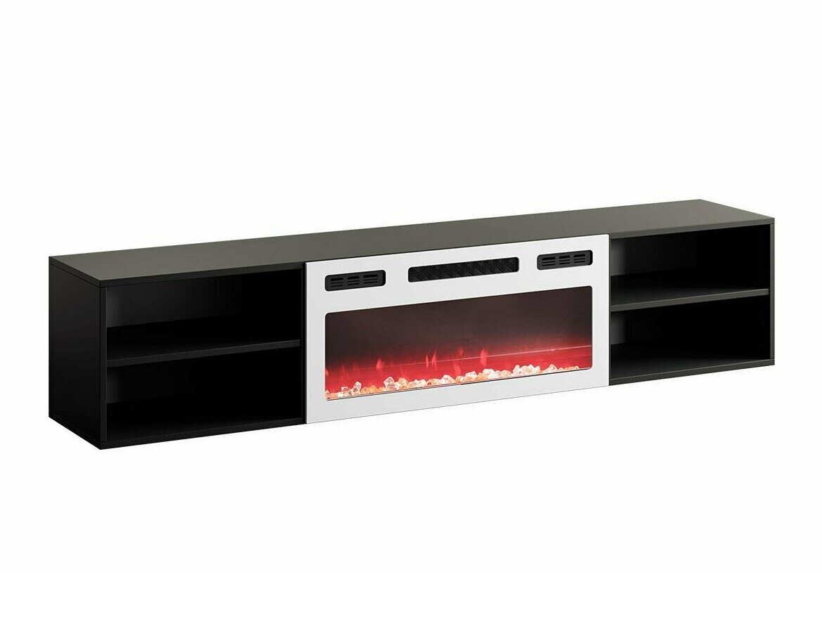 Mueble TV Charlotte 190 (Negro + Blanco)