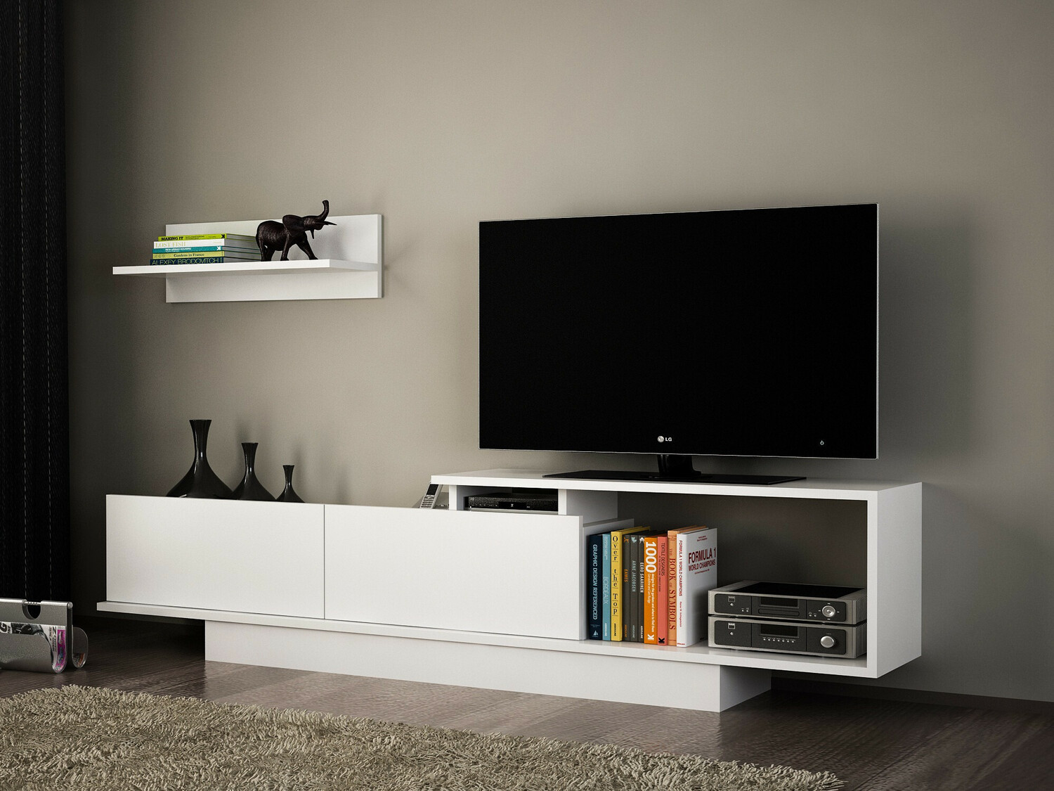 Mueble TV Kailua 849 (Blanco)