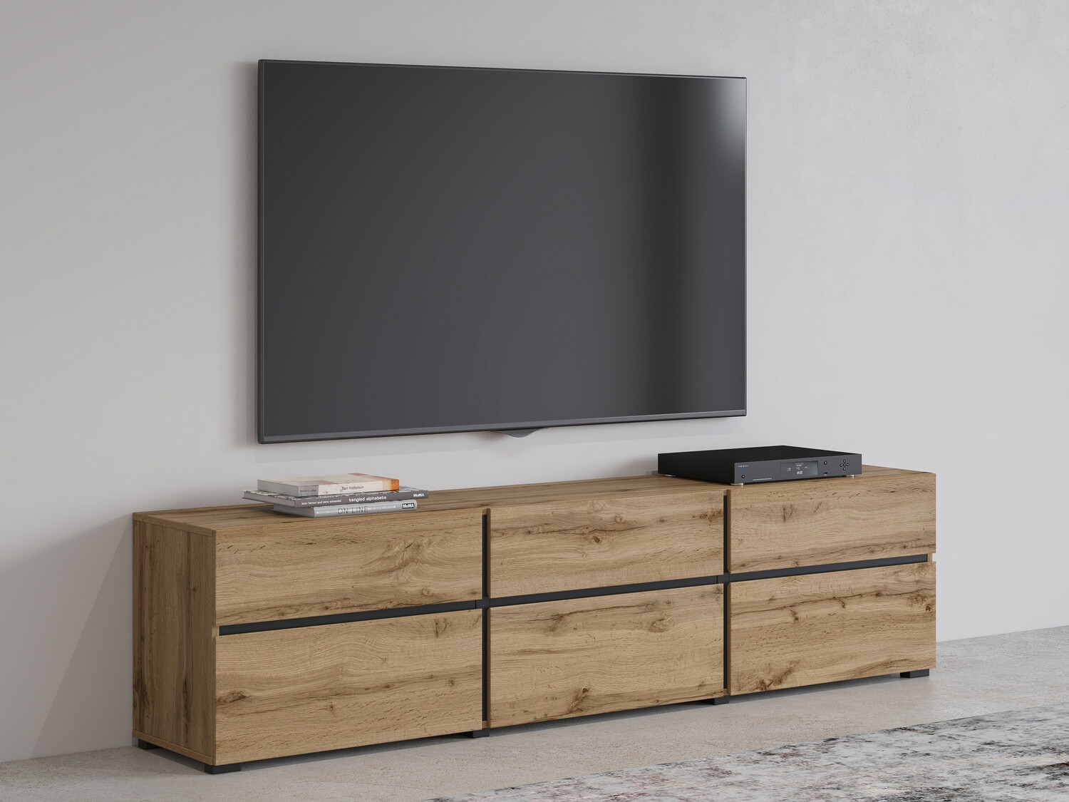 Mueble TV Alfere 102 (Roble wotan)