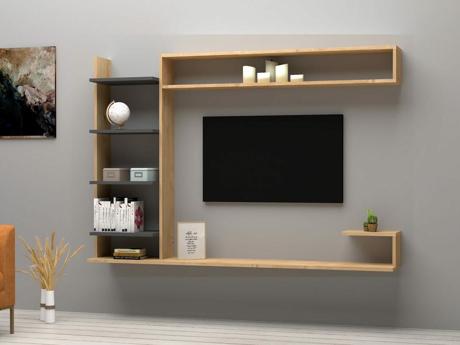 Estantería de pared Kailua 1427