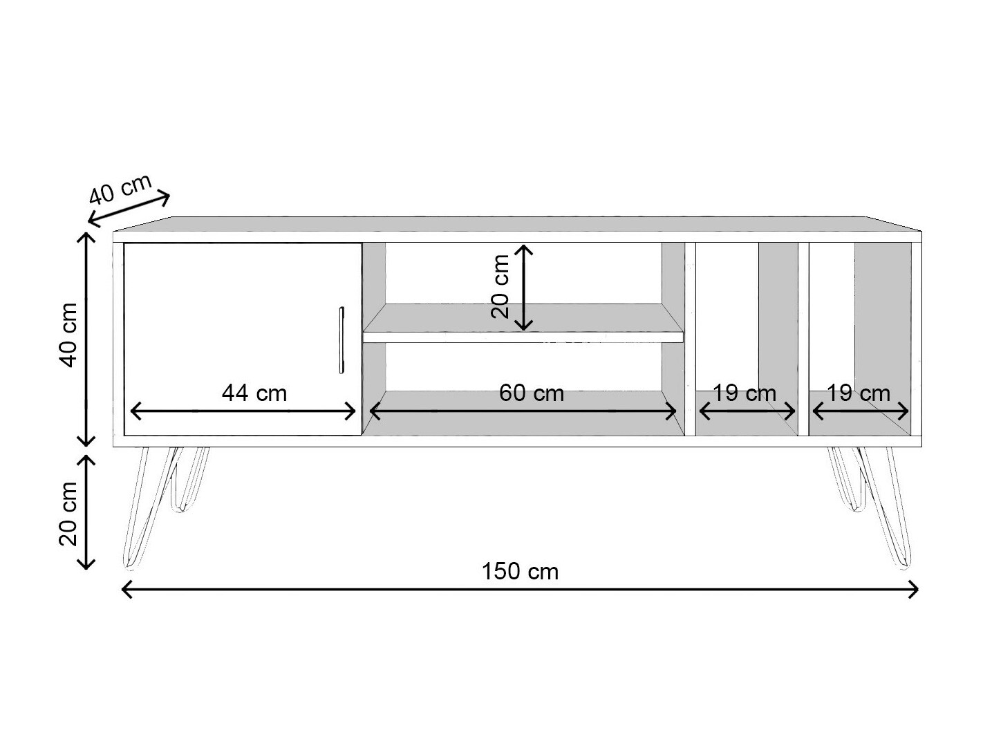 Mueble TV Kailua 945