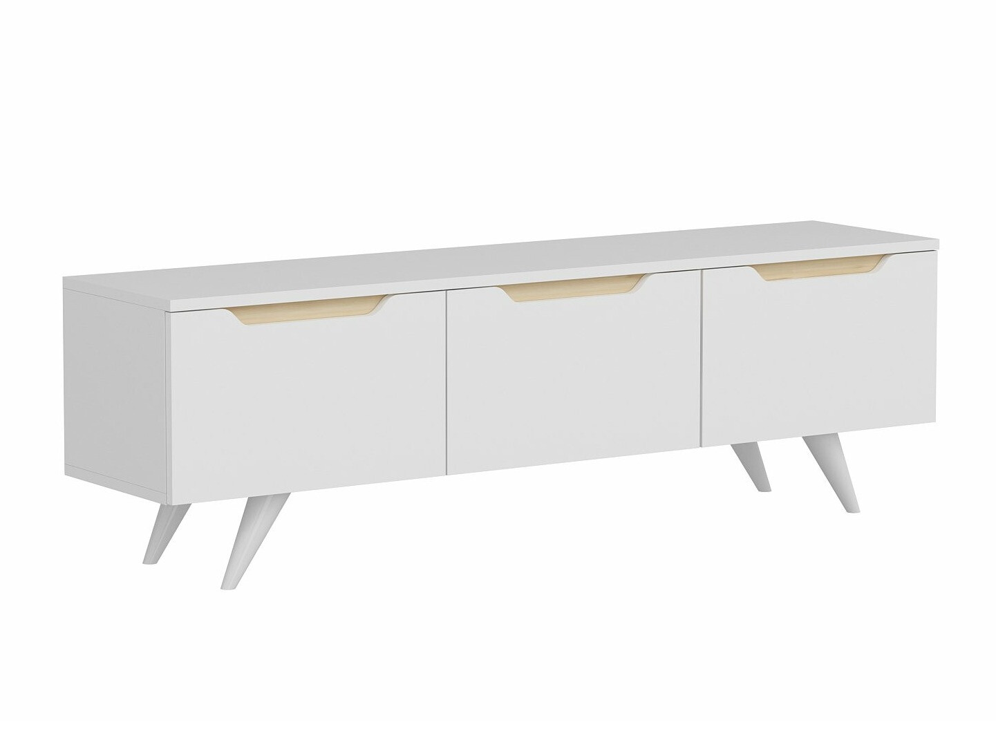 Mueble TV Kailua 947 (Blanco + Roble)