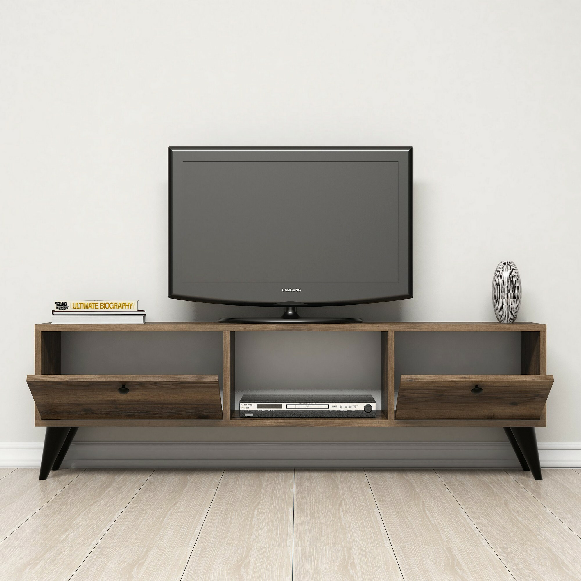 Mueble TV Kailua 959 (Nogal + Negro)