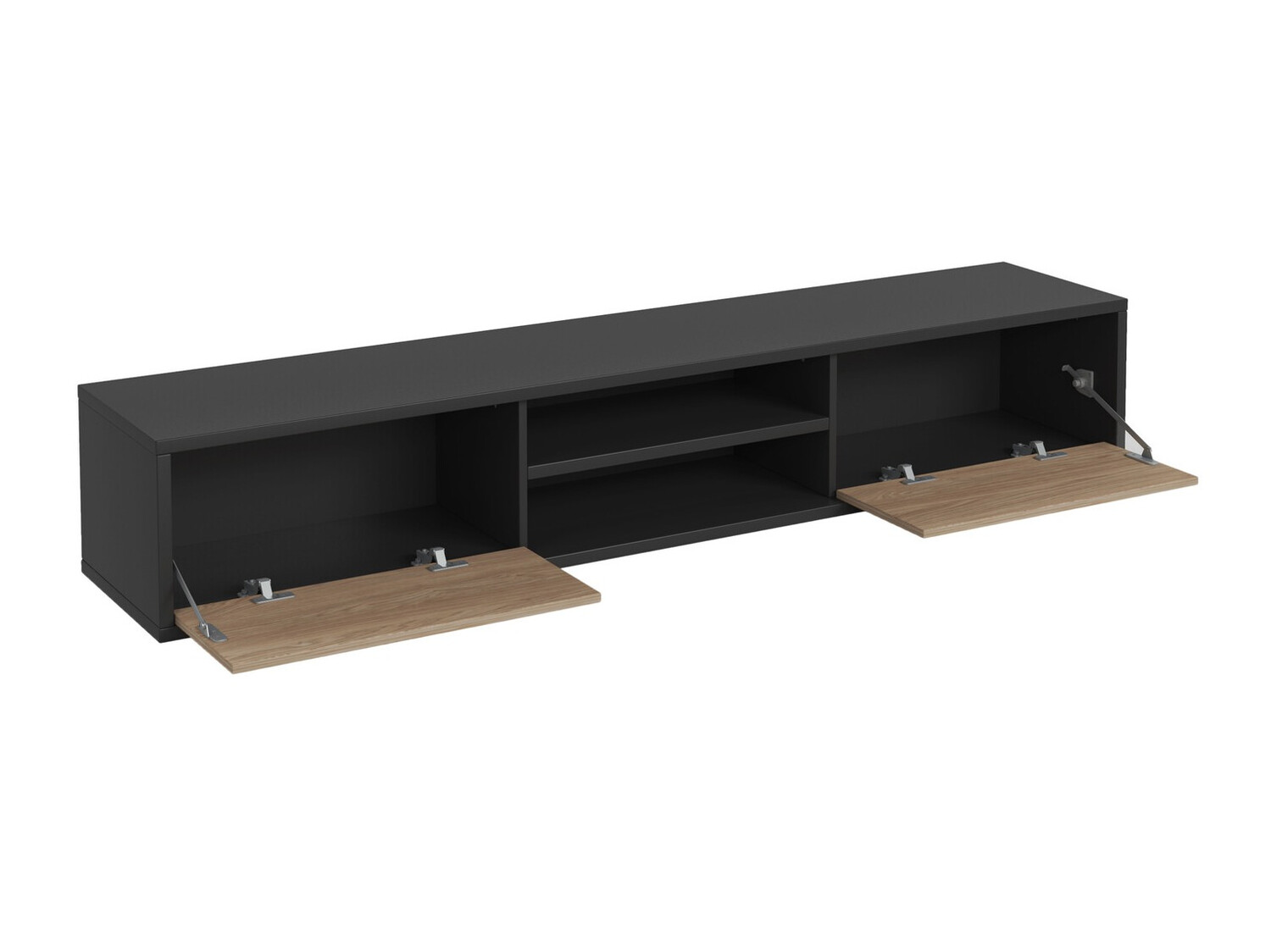 Mueble TV Austin 326 (Antracita + Roble)