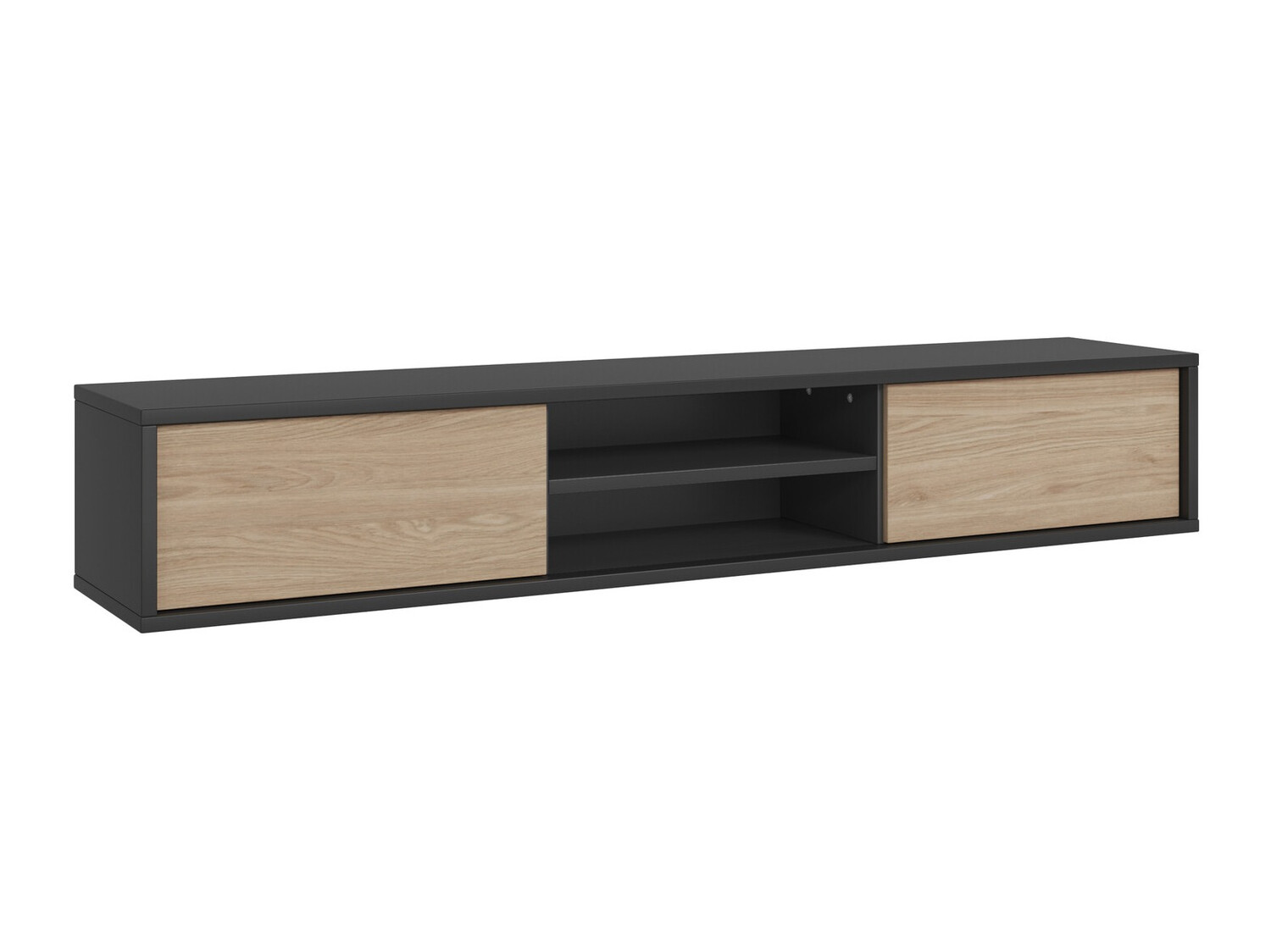 Mueble TV Austin 326 (Antracita + Roble)