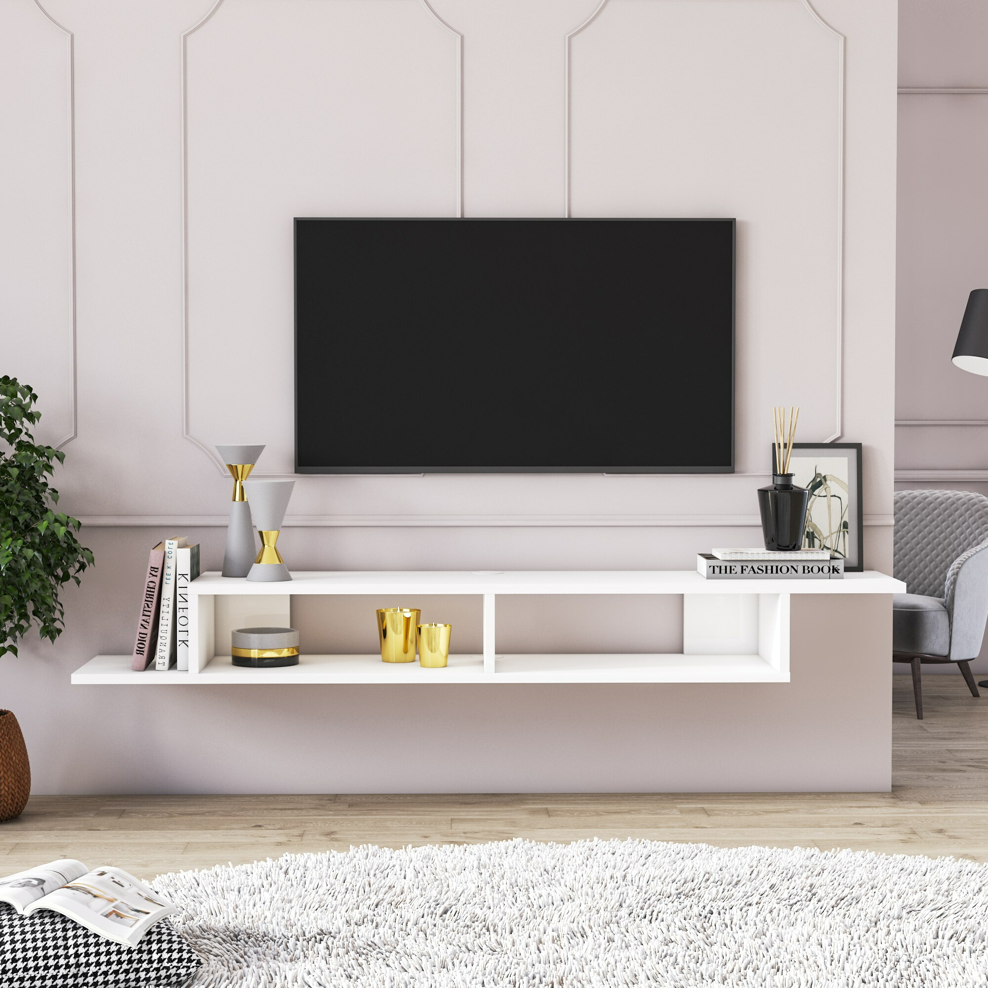 Mueble TV Kailua 984 (Blanco)
