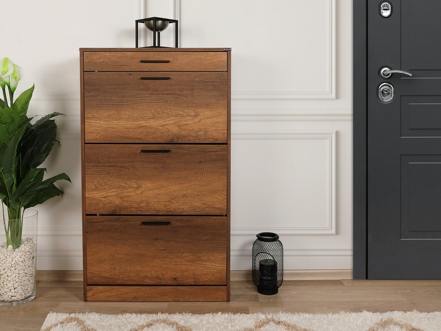 Zapatero Kailua 1033 (Negro + Nogal)