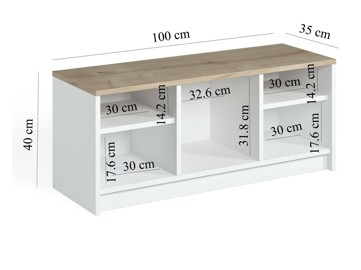 Zapatero Kailua 1946 (Blanco + Roble)