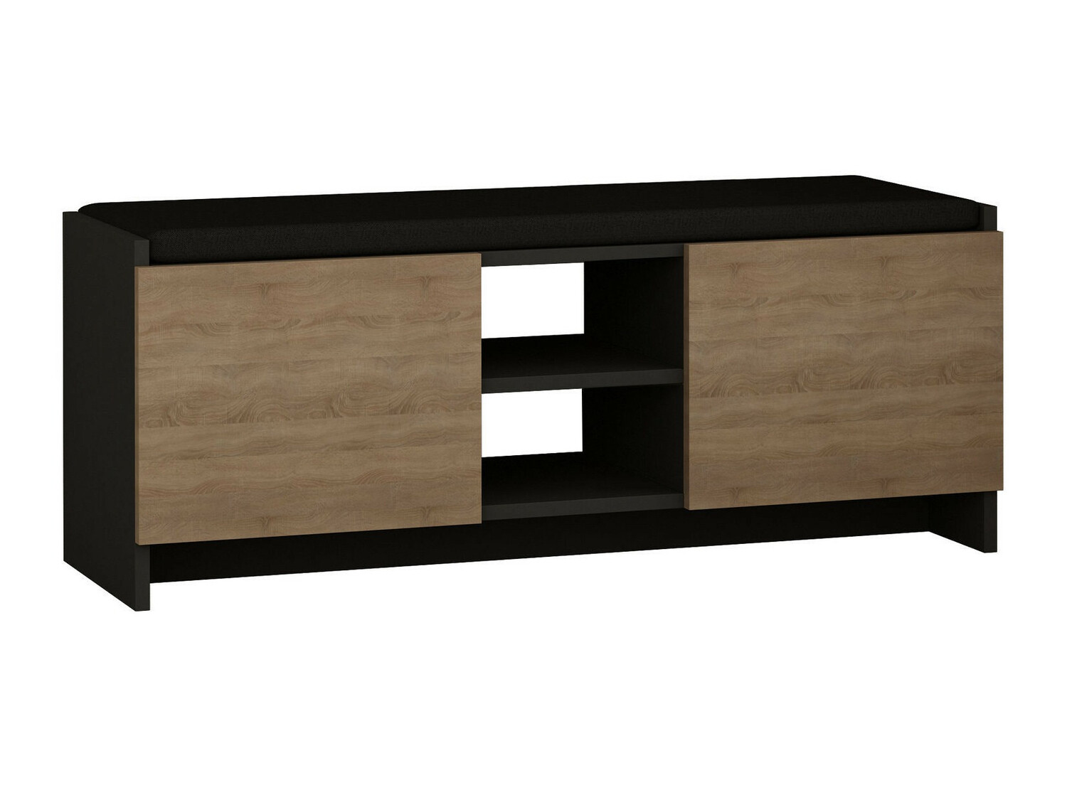 Estante para zapatos Kailua 1047 (Antracita + Roble Sonoma)