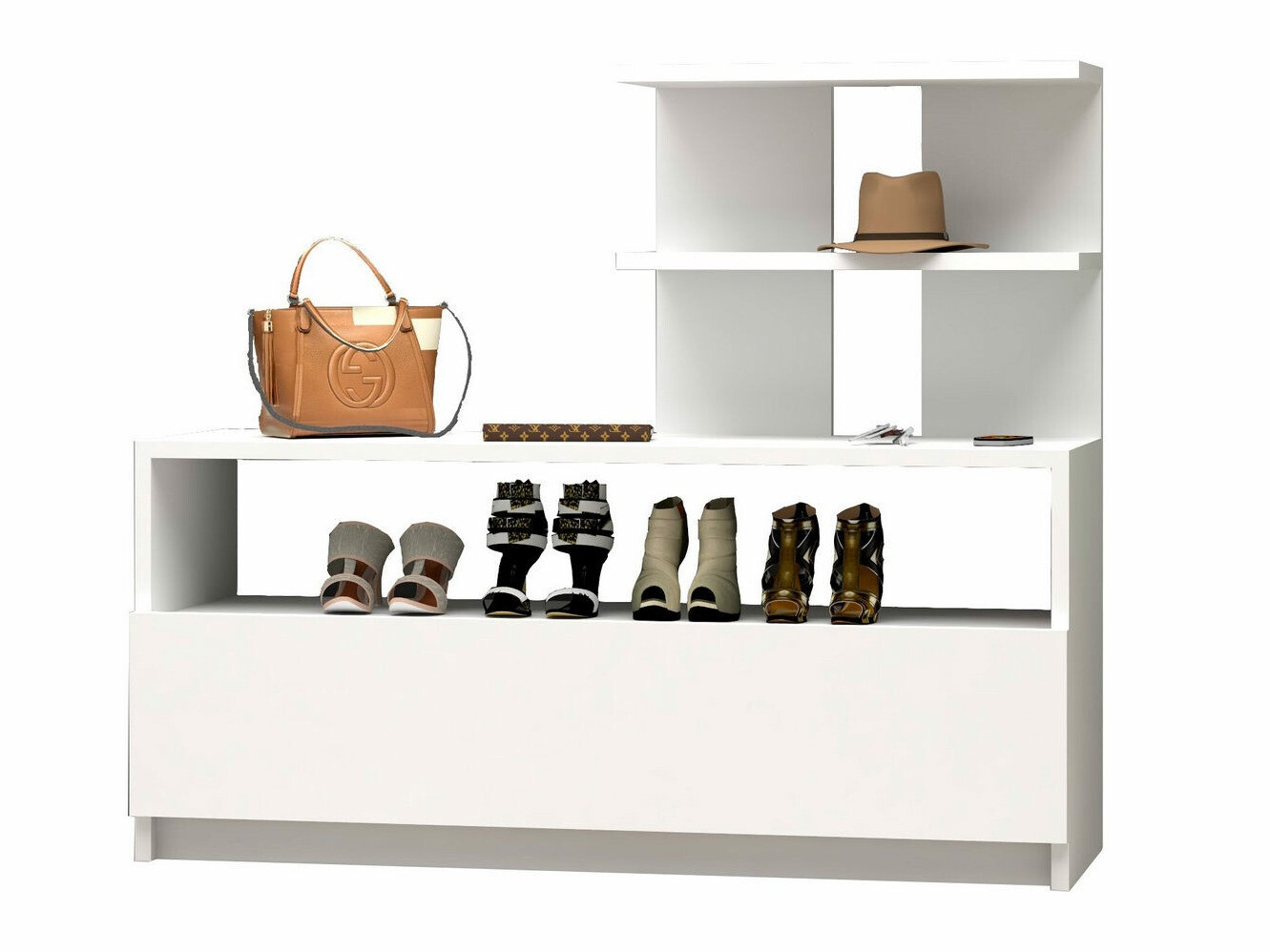 Estante para zapatos Kailua 1064 (Blanco)