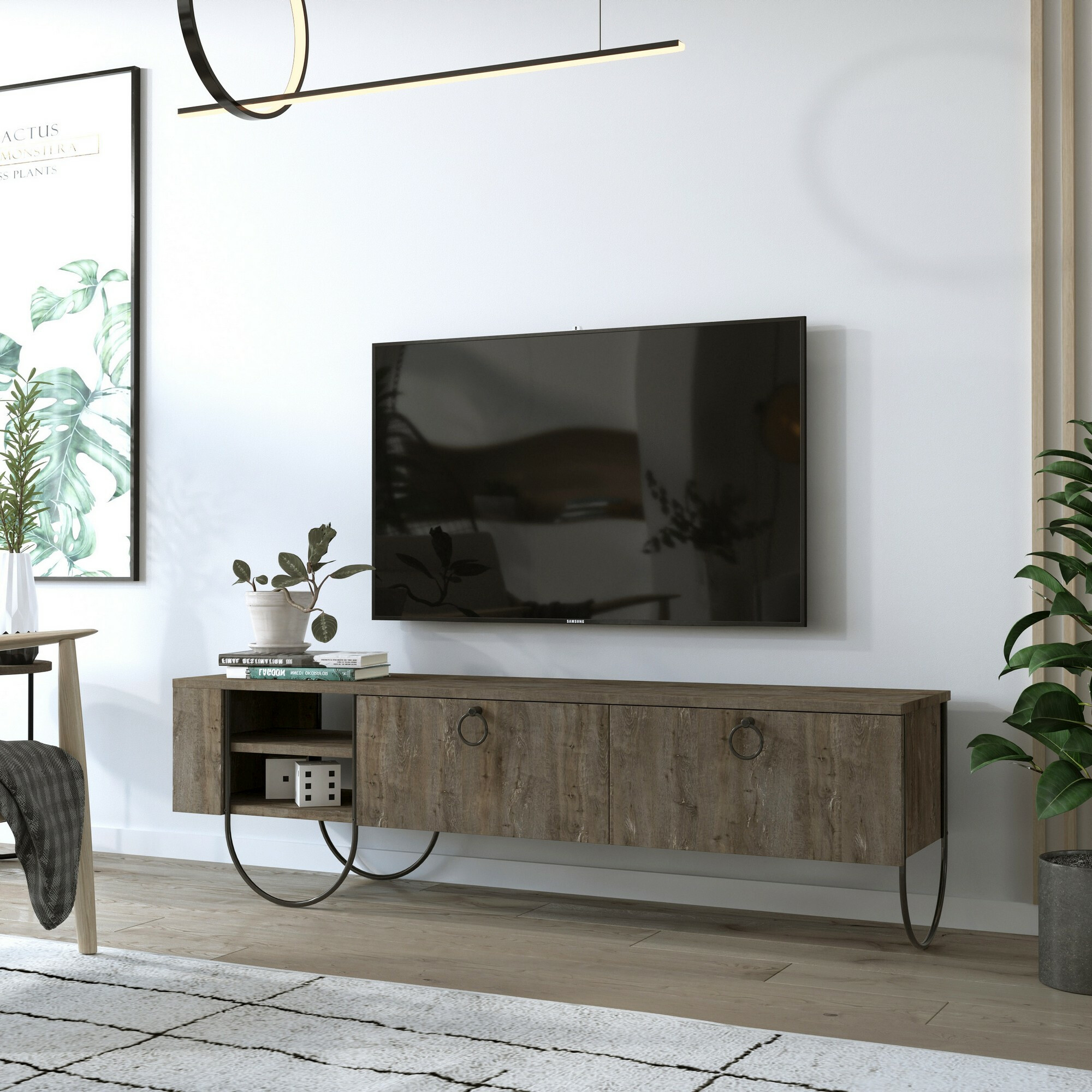 Mueble TV Kailua 1046 (Marrón oscuro)