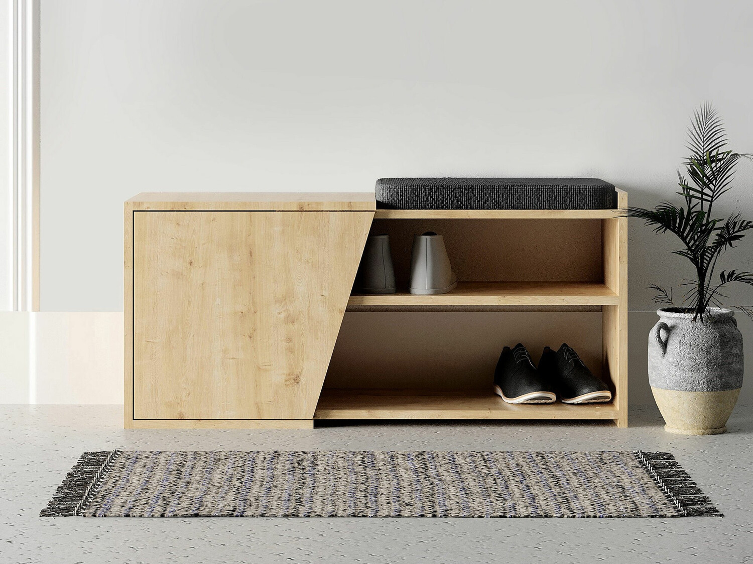 Estante para zapatos Kailua 1081 (Roble)