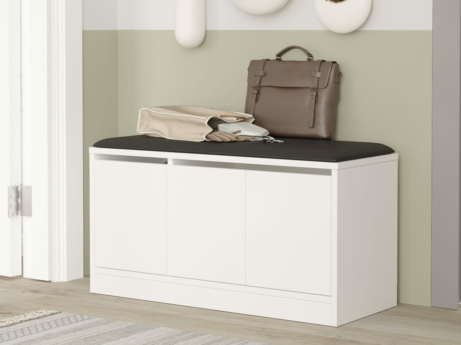 Estante para zapatos Kailua 1084 (Blanco)