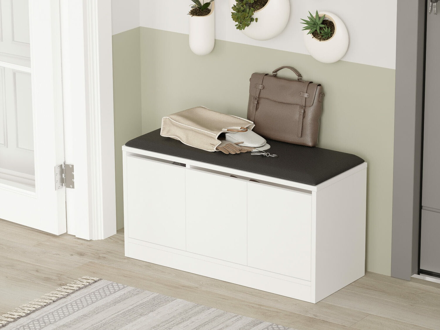 Estante para zapatos Kailua 1084 (Blanco)