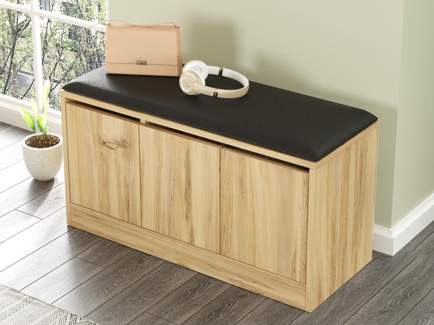 Estante para zapatos Kailua 1084 (Roble)