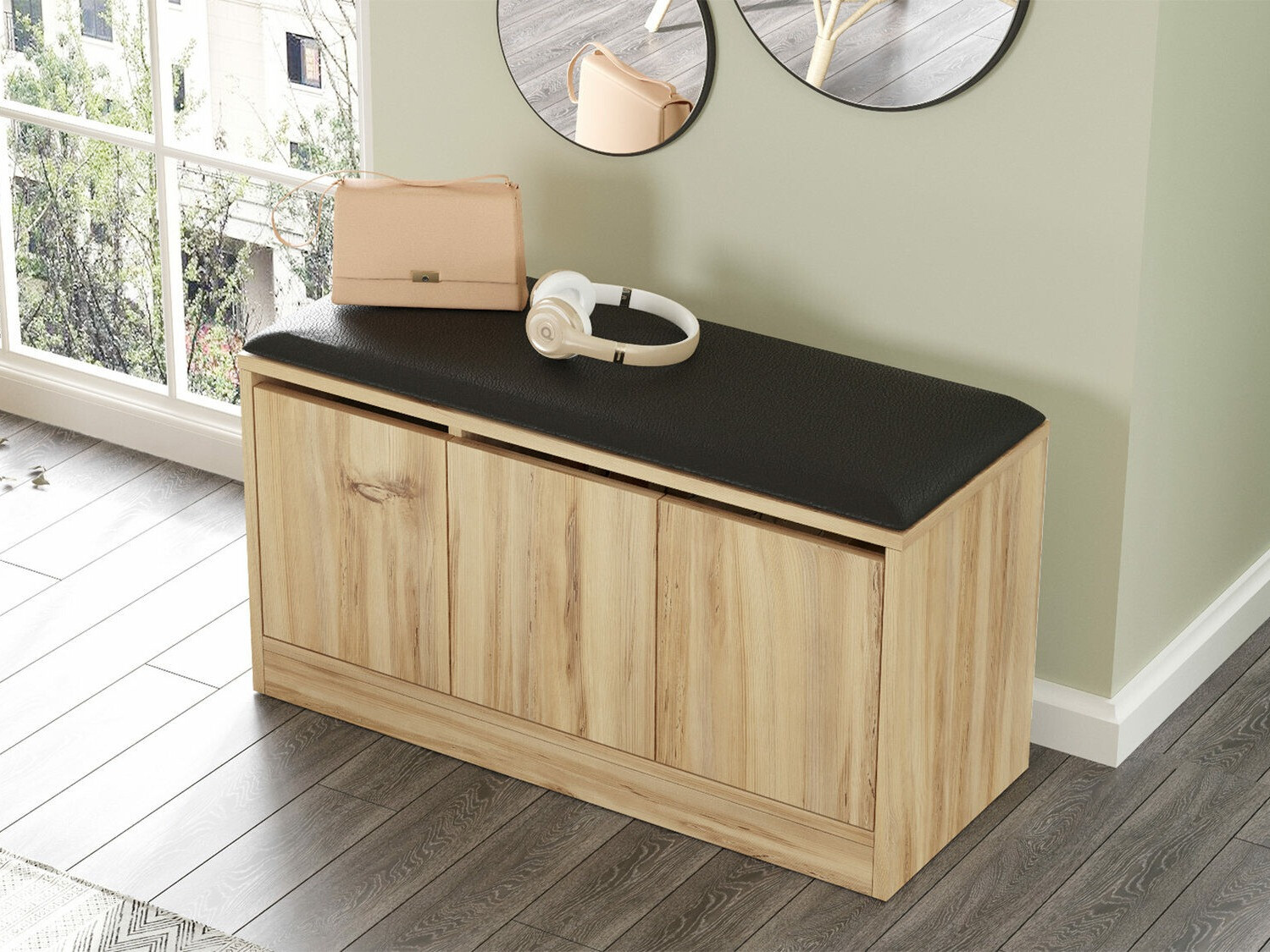 Estante para zapatos Kailua 1084 (Roble)