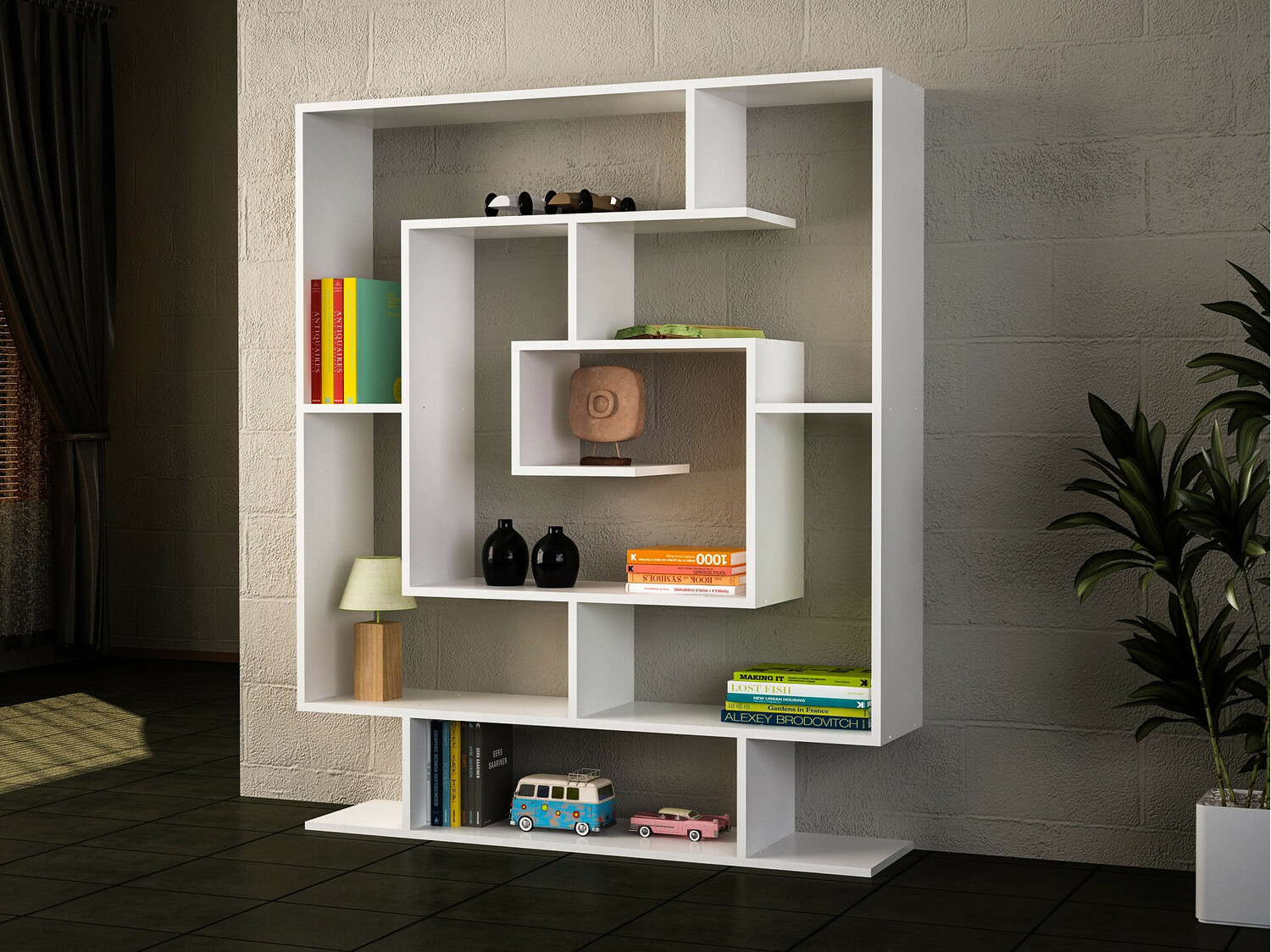 Estantería Kailua 1089 (Blanco)