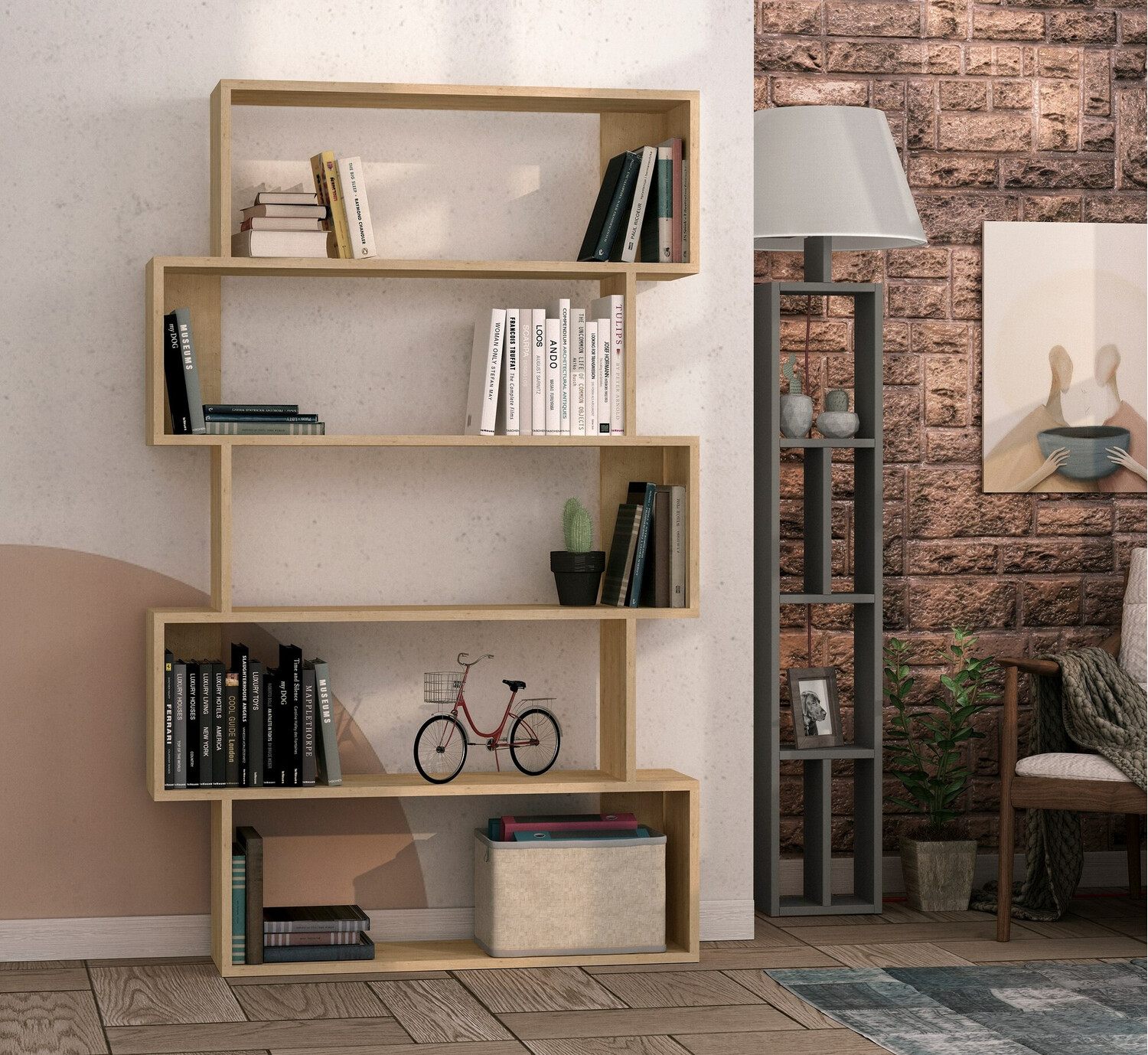 Estantería Kailua 1097 (Roble)