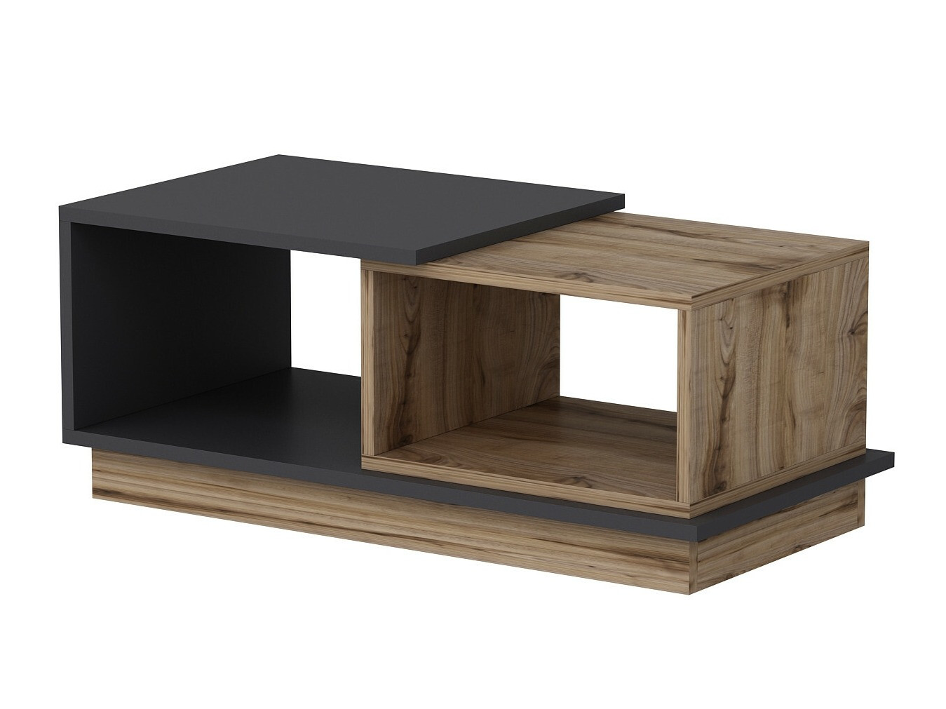 Mesa de centro Kailua 2582 (Antracita + Roble)