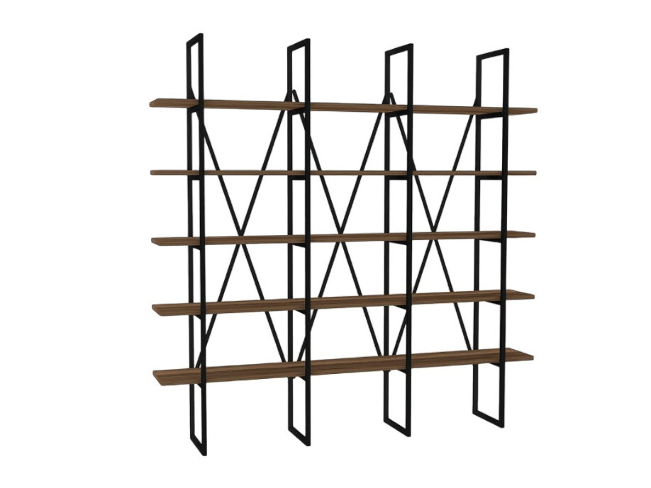 Estantería Kailua 1122 (Nogal + Negro)