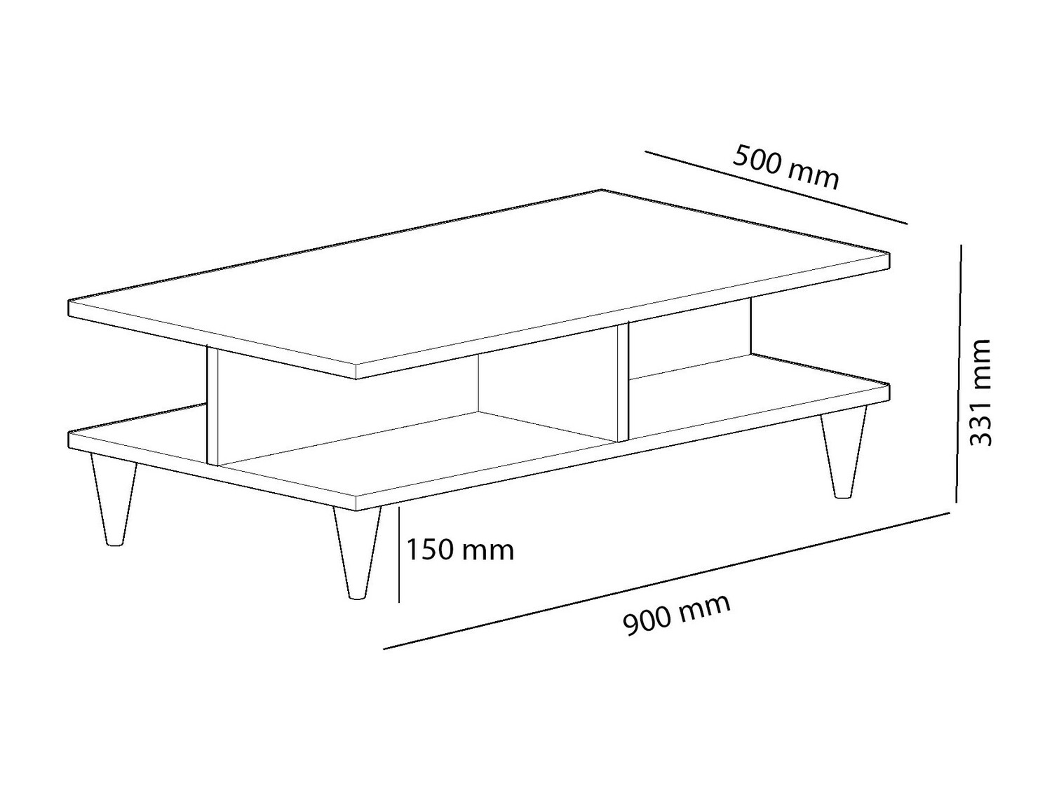Mesa de centro Kailua 1136
