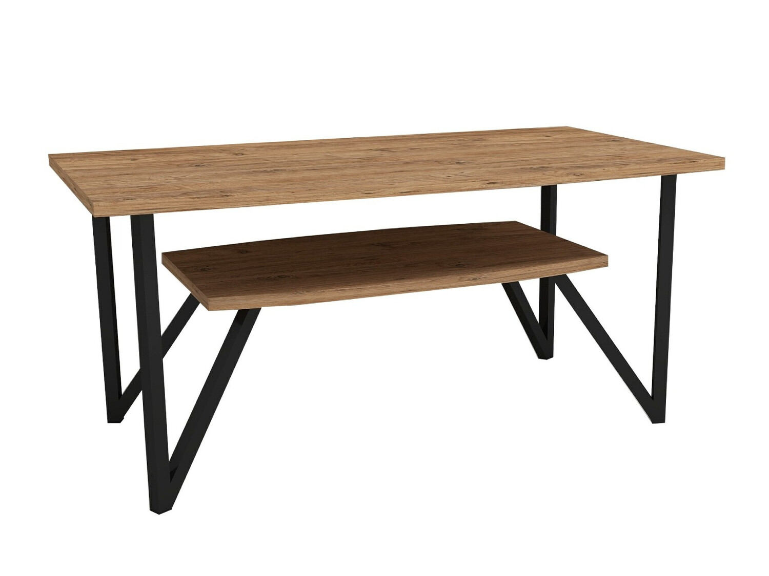 Mesa de centro Kailua 1137 (Negro + Pino)