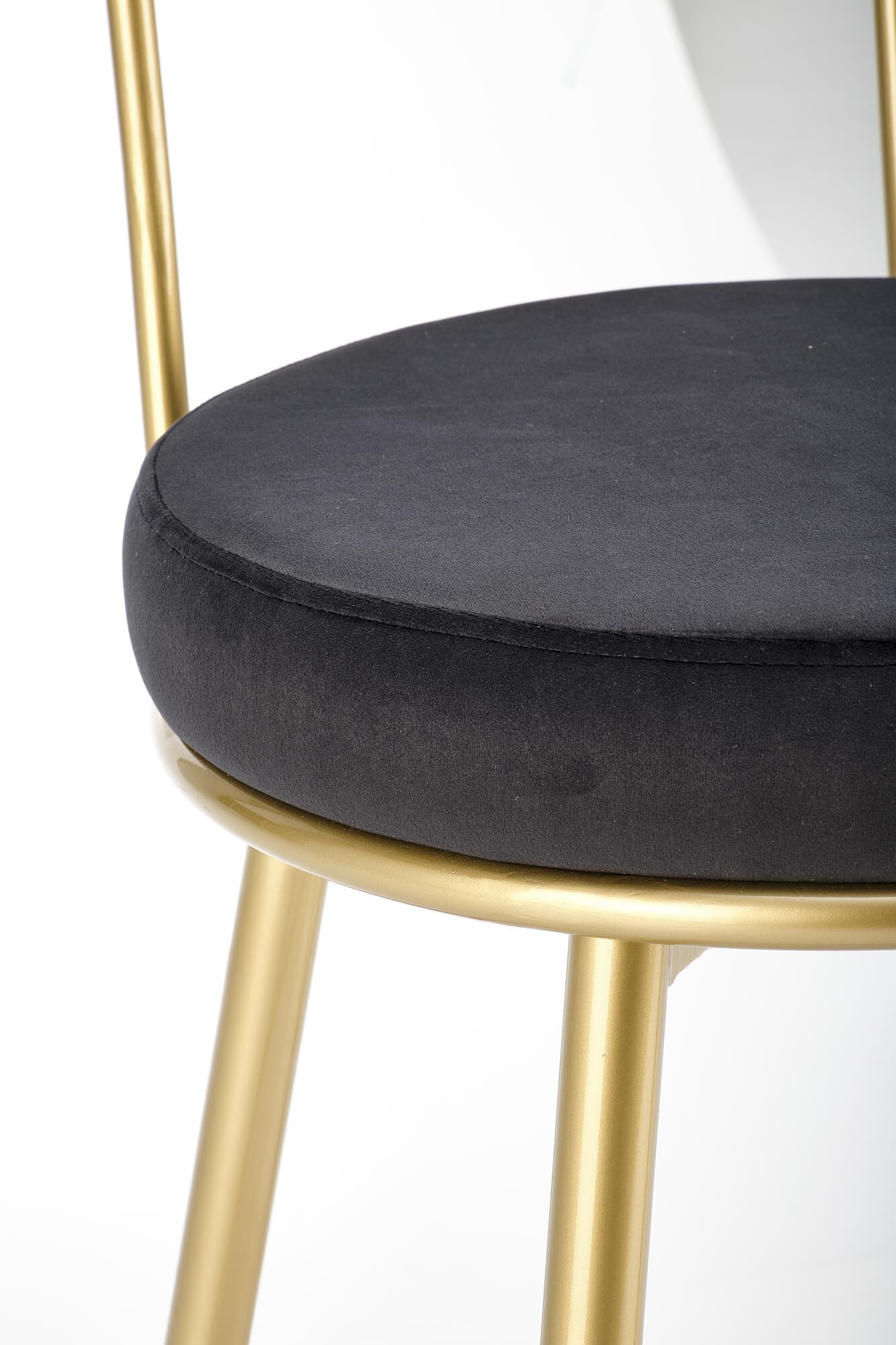 Silla de barra Houston 1570 (Negro + Dorado)