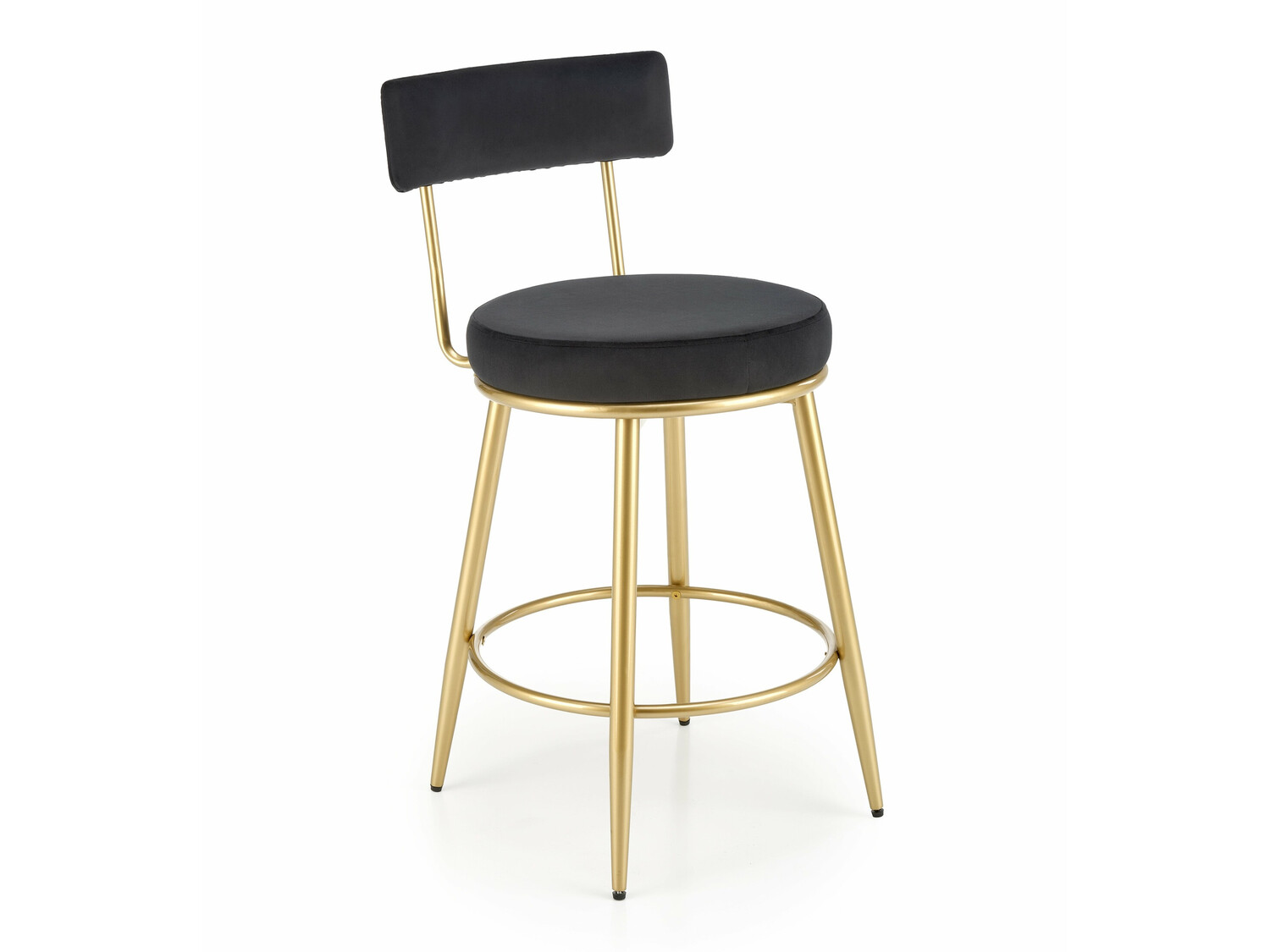 Silla de barra Houston 1570 (Negro + Dorado)