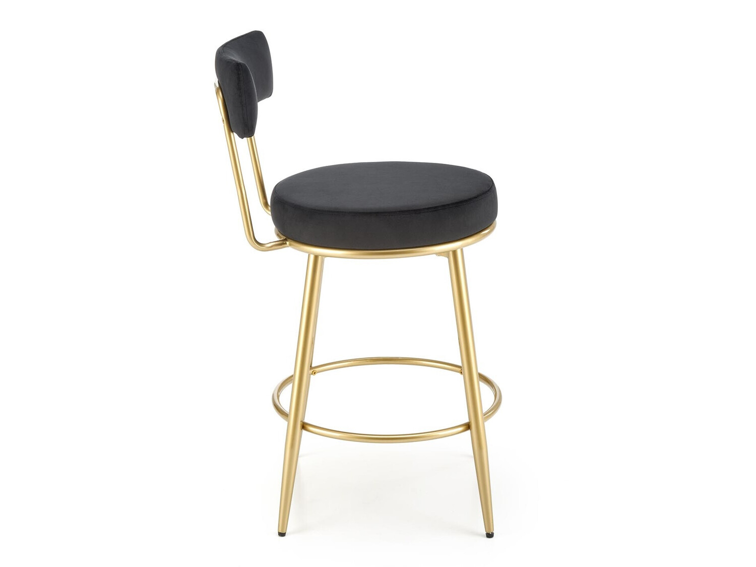 Silla de barra Houston 1570 (Negro + Dorado)
