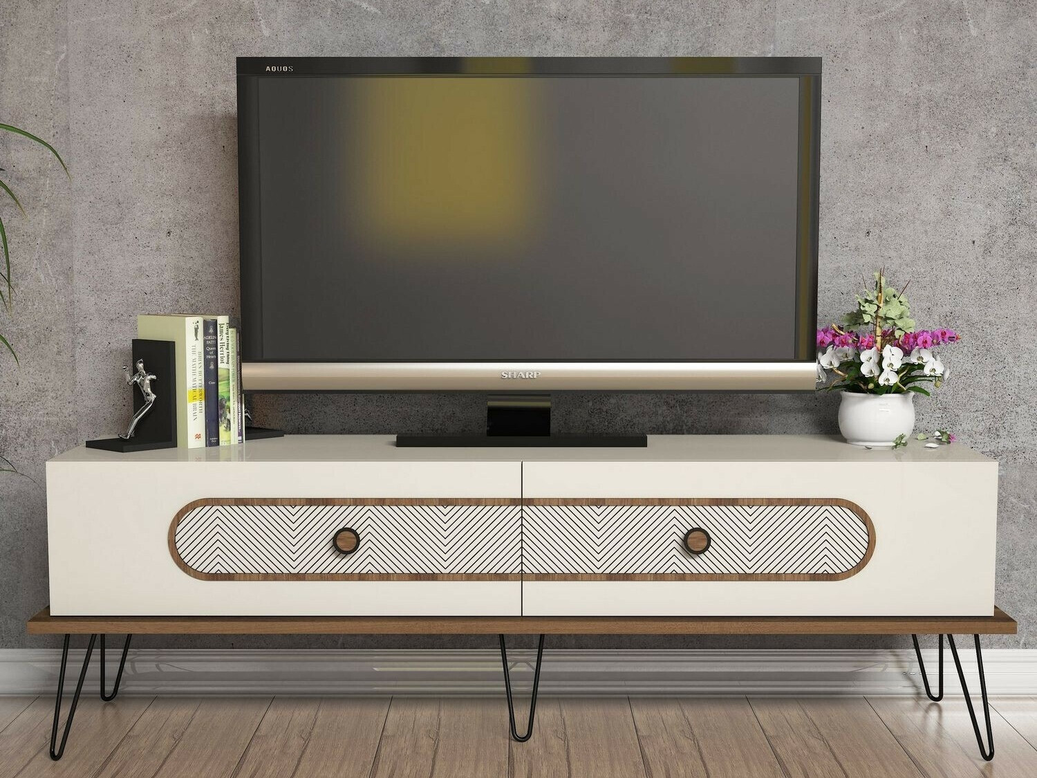 Mueble TV Kailua 1167 (Crema)