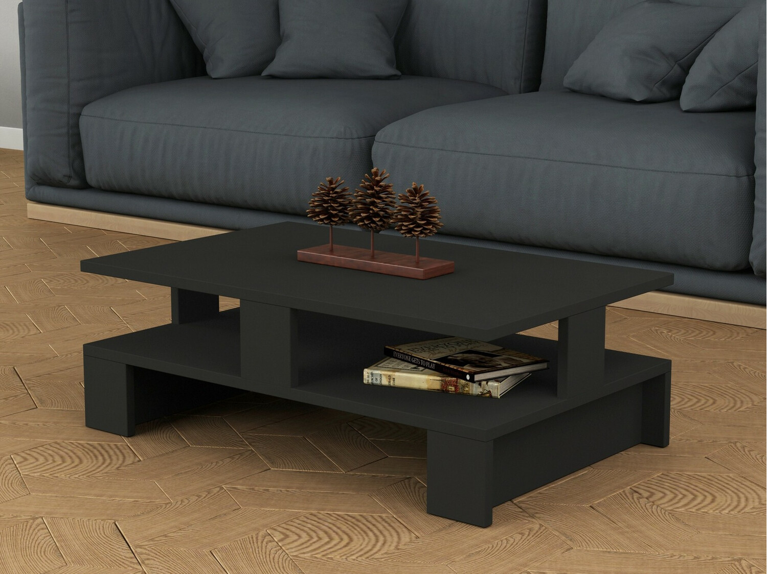 Mesa de centro Kailua 1216 (Antracita)