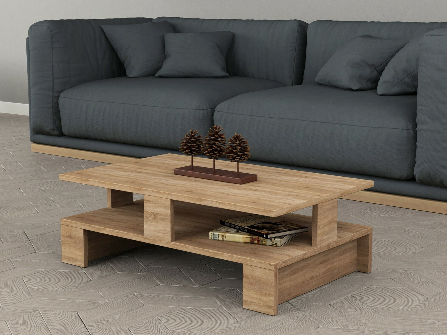 Mesa de centro Kailua 1216 (Roble)