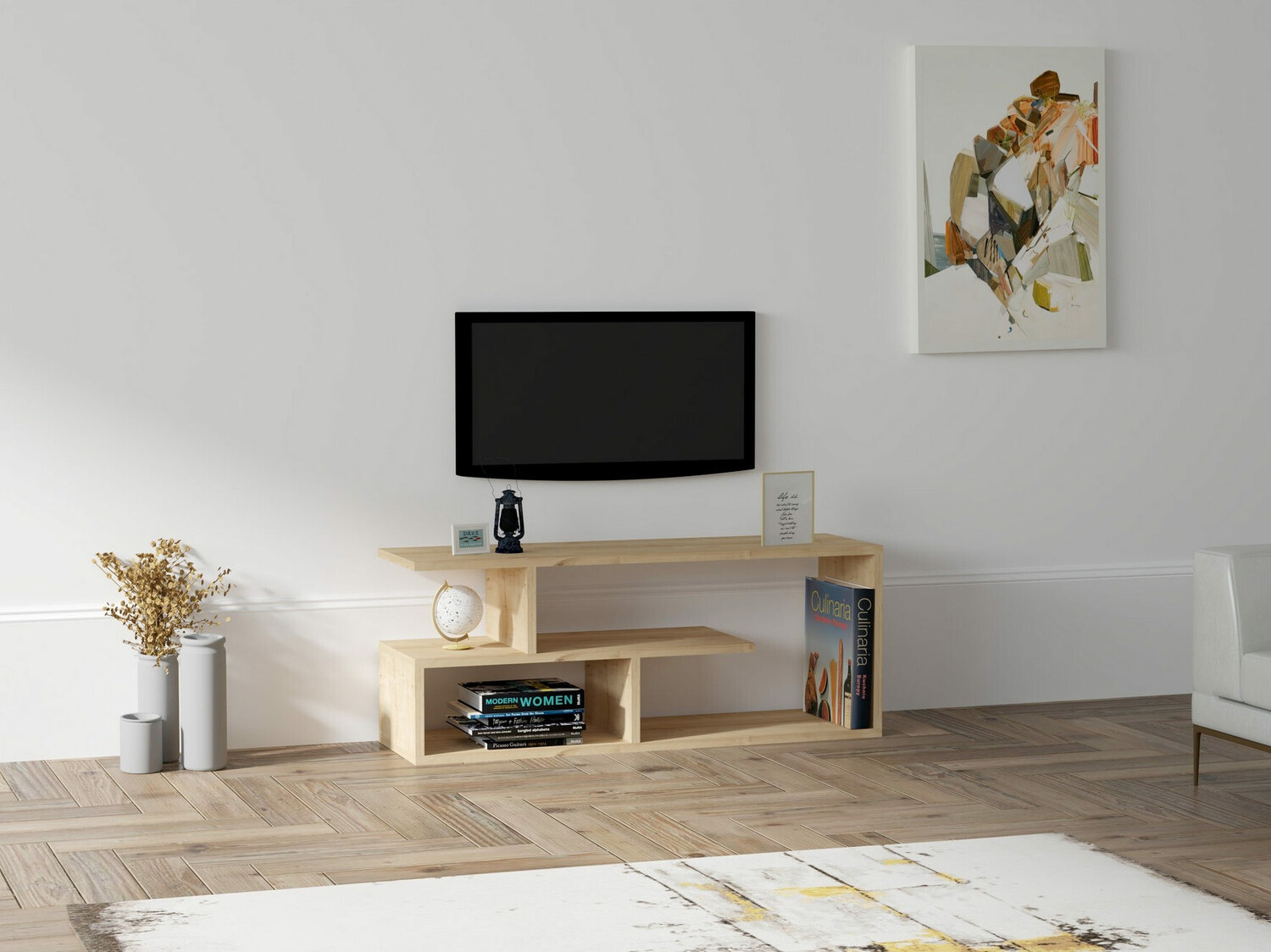 Mueble TV Kailua 1214 (Luminoso madera)