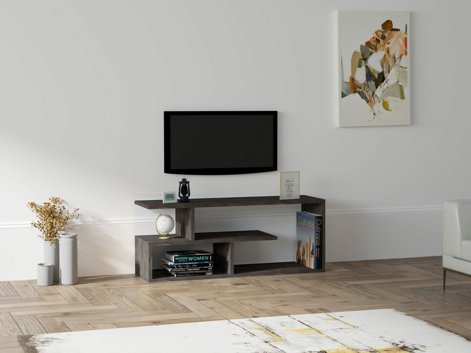 Mueble TV Kailua 1214 (Negro)