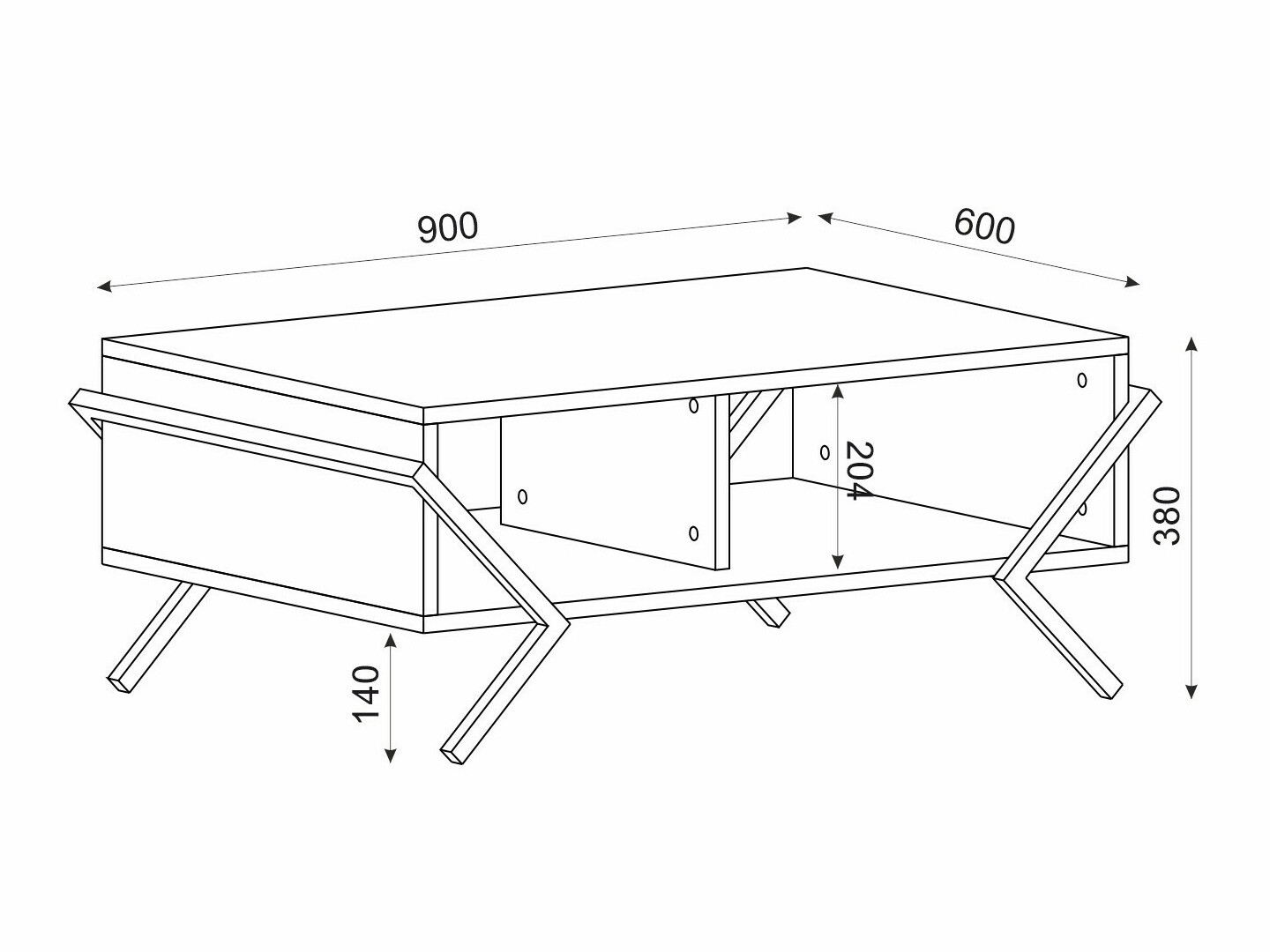 Mesa de centro Kailua 1268