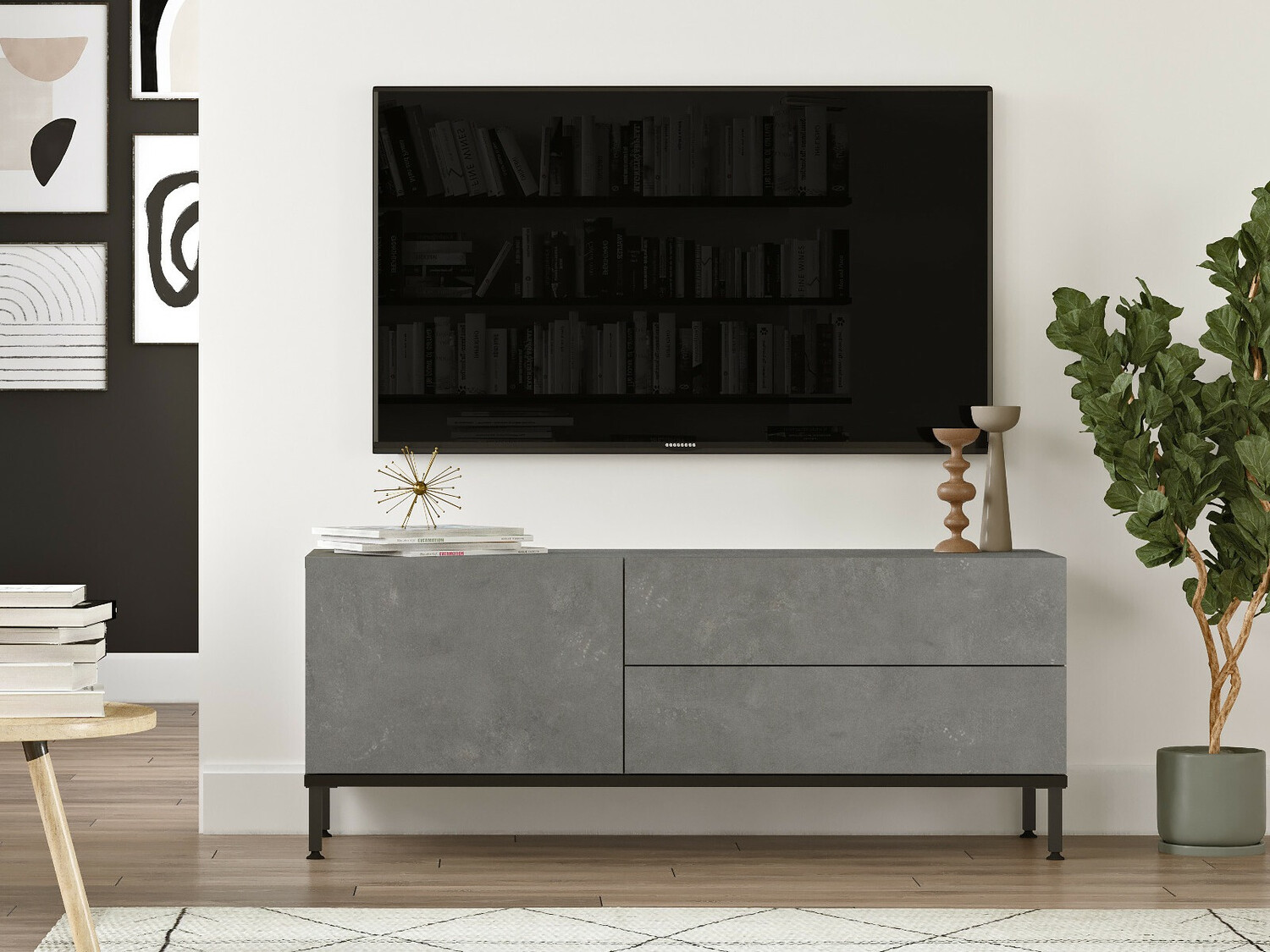 Mueble TV Kailua 1260 (Gris)