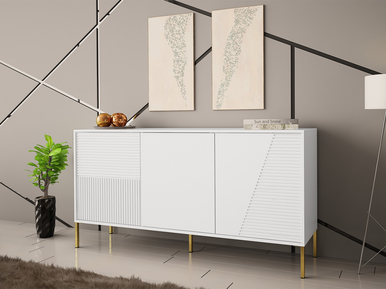 Aparador Verteni 102 (Blanco)