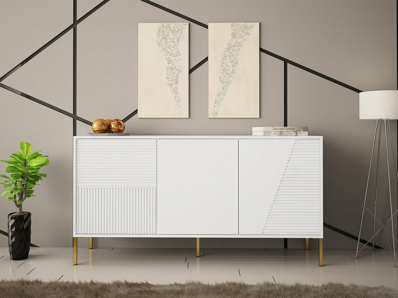 Aparador Verteni 102 (Blanco)